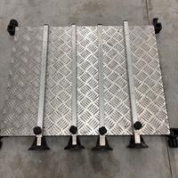 Pedana in alluminio per pesca