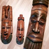 Maschere africane legno