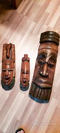 Maschere africane legno