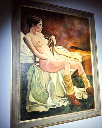 quadro Roberto Levati "Allievo di Guttuso"