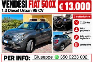 Fiat 500X 1.3 Multijet diesel 95 CV bicolore