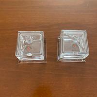 Coppia in cristallo di formaggiare