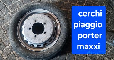 cerchi e gomme piaggio porter maxxi 