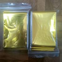 Coperte isotermiche di sopravvivenza oro / argento