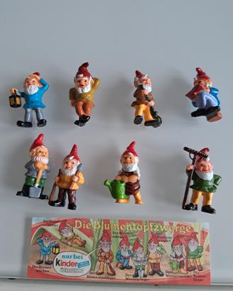 KINDER SORPRESA D. NANI GIARDINIERI 1998+1 CARTINA