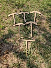 Set di 6 grucce vintage