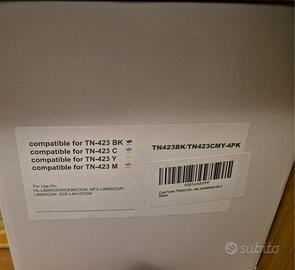 4 Toner compatibili Brother TN-423 BK C M Y – Nuov