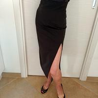 Gonna MOTIVI tubino con spacco laterale.