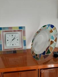 orologio e lampadario