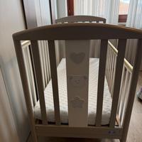 Lettino Pali bianco tortora