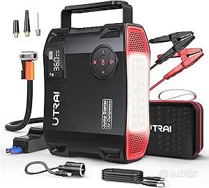 UTRAI Avviatore di Emergenza 27000mAh 6 in 1, 5000