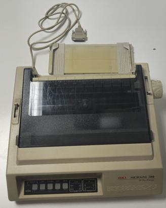 Stampante ad aghi vintage OKI Microline 380