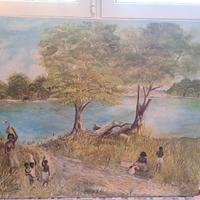 Quadro paesaggio Africa