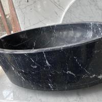 Lavabo bagno marmo Nero Tarquinia