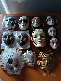 maschere in ceramica 