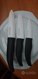 Fackelmann tre coltelli in ceramica nuovi