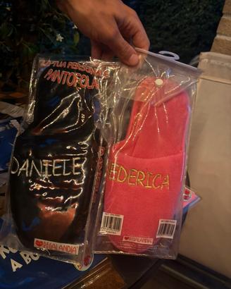 Pantofole con nome uomo/donna