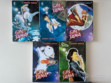Gintama volumi 1-5 [Star Comics, prima edizione]