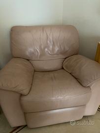 Poltrone Calia vera pelle