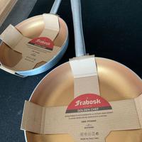 n.2 padelle FRABOSK - GOLDEN CHEF - Ø 29/33 cm