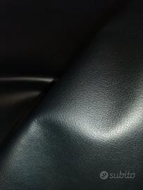 scampolo di vera pelle bovina colore nero