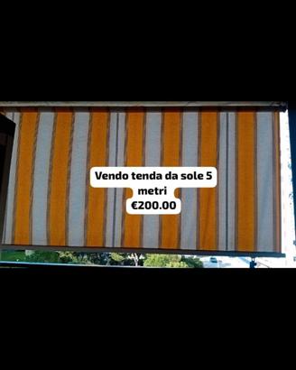 tenda da sole 5 metri