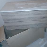 set lavabo piu pensile sospeso 