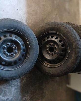 Ruota completa Fiat Panda