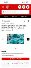 SAMSUNG VISION AI TV QLED SMART TV 65 4K