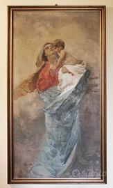 Madonna con bambino copia