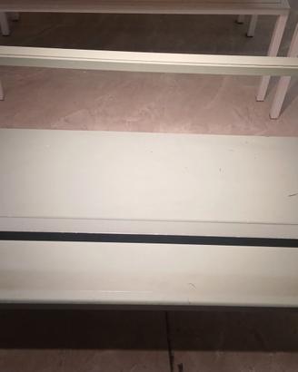 A1 Arredo negozio Tavolo legno vetro design