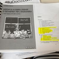 Libro di algebra lineare e geometria