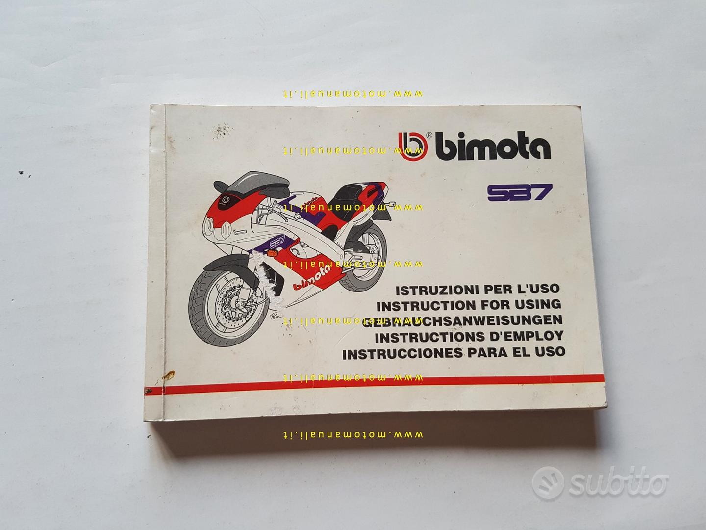 Subito - Motomanuali - Bimota tutti modelli manuale uso originale