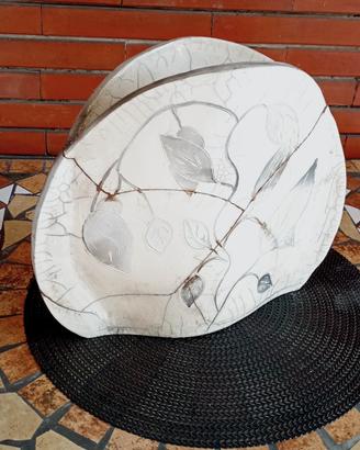 Vaso in ceramica RAKU.
