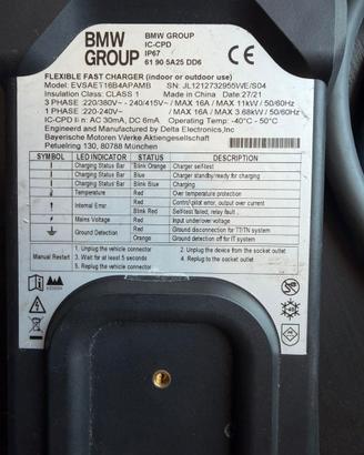 BMW Flexible Fast Charger Originale + prolunga
