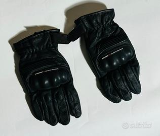 Guanti moto pelle estivi neri taglia M