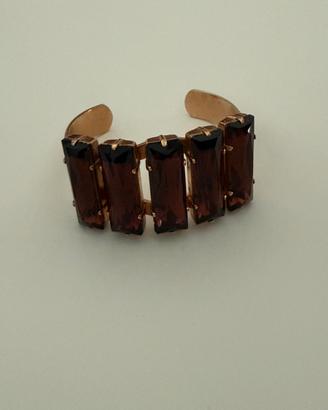Bracciale con cristalli taglio baguette