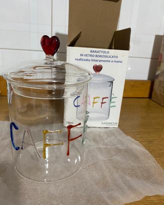 Barattolo caffe’ vetro Kasanova