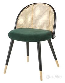 Coppia di sedie Maison du Monde – velluto verde