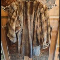 Pelliccia visone maniche ampie usata 2 volte