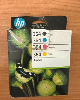 Cartucce stampante Hp 364 colori+nero