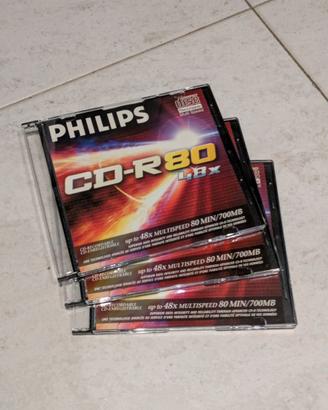 3 CD-R Philips con slim case