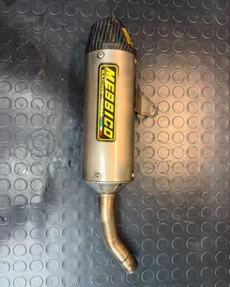 Terminale messico in titanio e carbonio yz 125