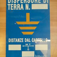Cartello di segnalazione DISPERSORE DI TERRA
