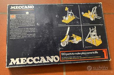 Meccano set n 1 del 1970
