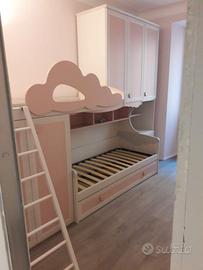 Cameretta Mondo Convenienza MEM Betulla/Rosa