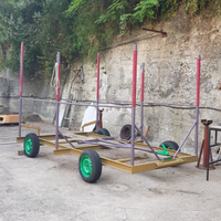 Carrello per barca da spiaggia