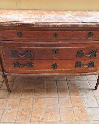 como' italiano piano in marmo rosa 