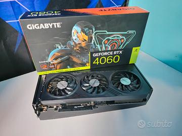 Nvidia Geforce gigabyte 4060 garanzia 1 anno amazo