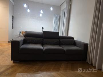 Divano letto 3 posti con turchetta